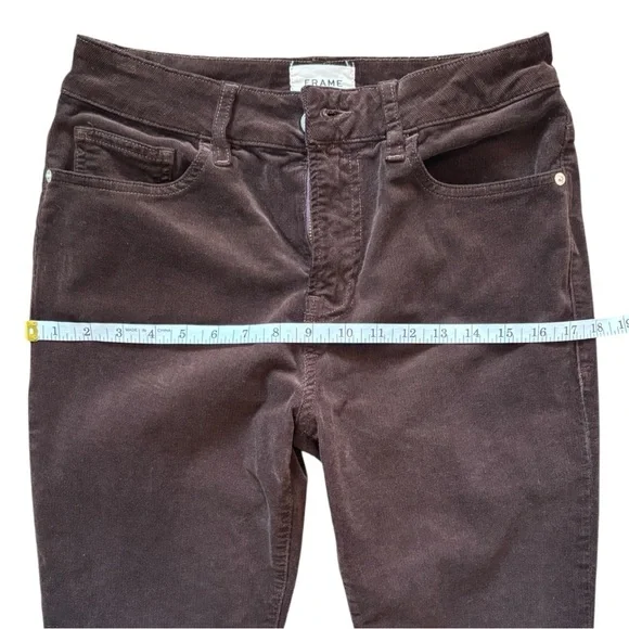 Frame Le Crop Mini Boot corduroy trousers Woman’s Size 29 - Picture 13 of 16